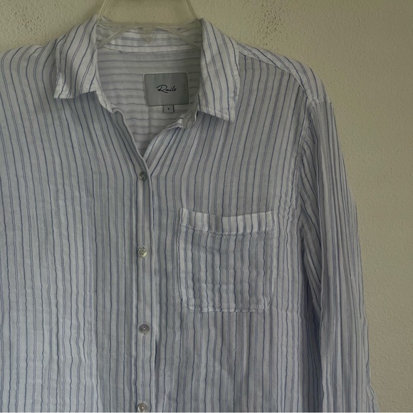 Rails Striped Button Down Long Sleeve Pocket Shirt - Picture 1 of 7